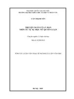 Truyện ngắn của y ban nhìn từ tự sự học nữ quyền luận (tt)