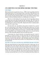 Chương 5 các khuyến cáo cho hình Ảnh học tim thai