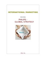 Case study  chiến lược toàn cầu của philips