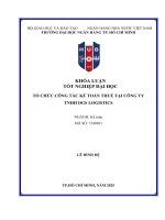 Tổ chức công tác kế toán thuế tại Công ty TNHH DGS Logistics