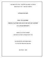 Dấu Ấn gothic trong tập truyện bảy chuyện kể gothic của isak dinesen