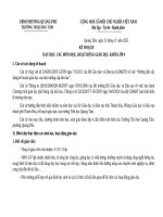 Khdh các môn học 25 26