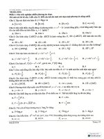 Đề thi học kỳ 2 toán 11