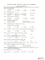 Lượng giác - toán 11
