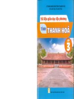 Tài liệu giáo dục Địa phương lớp 3 tỉnh thanh hoá a4