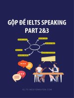 Gộp Đề ielts speaking part 2 & 3