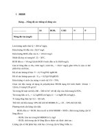 Tính toán thiết kế bể MBBR