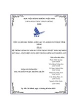 Hệ thống giám sát ads b và Ứng dụng thuật toán dự Đoán quỹ Đạo – phát hiện xung Đột trong kiểm soát không lưu
