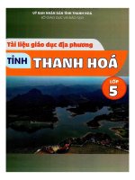 Tài liệu giáo dục Địa phương lớp 5 tỉnh thanh hoá
