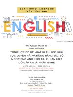 Tổng hợp Đề Đề xuất hsg Duyên hải và Đồng bằng Bắc Bộ khối 10, 11 (2013)