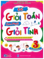 GIỎI TOÁN CON PHẢI GIỎI TÍNH LỚP 3
