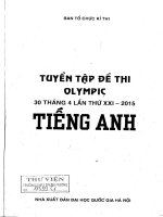 Để thi tiêng anh olympic 30 4 (2015)