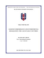 Logistics performance and environment degradation the case of asian countries