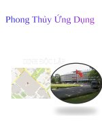 Tiểu luận - phong thủy ứng dụng - đề tài - Dinh độc lập 