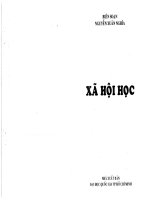 XÃ HỘI HỌC