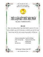 Tiểu Luận Kết Thúc Học Phần - Chủ Nghĩa Xã Hội Khoa Học - Học Viện Ngân Hàng.pdf