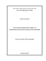 Lịch sử hình thành, phát triển của Tổ đình Kim Liên, huyện Kim Sơn, tỉnh Ninh Bình 