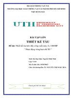 Đồ án thiết kế tàu kéo