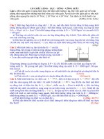 Cơ chất lỏng, lực, công, công suất 1