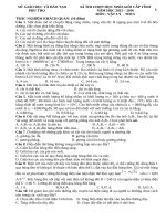 Đề thi tỉnh pt từ 2015  - 2020