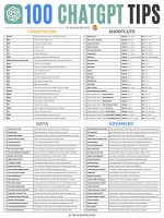 100 chat gpt tips