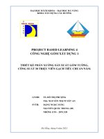 PBL 4 Công nghệ Gốm XD 1 