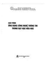 ỨNG DỤNG CNTT TRONG DẠY HỌC HÓA HỌC