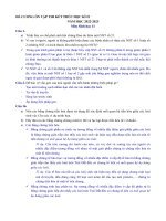CÂU HỎI LÝ THUYẾT DI TRUYỀN TIẾN HÓA