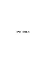 Raci matrix