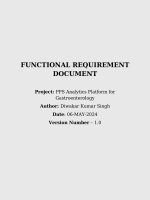 Frd  pps analytics platform