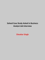 Solved ba case study