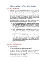 ĐỀ CƯƠNG TƯ TƯỞNG HỒ CHÍ MINH