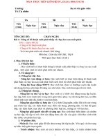 M1  Giáo Án GDTC 9  Kỳ 1 sách KNTT.docx