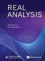 Real Analysis (SHANZHEN LU, KUNYANG WANG)