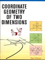Coordinate Geómetry of Two Dimensions