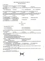 Đề Ôn tập gki 2 hoá 11