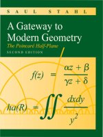 A Gateway to Modern Geometry
