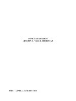 F6 acca lesson 2   module vat (value added tax)
