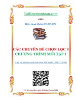 Các Chuyên Đề Chọn Lọc Toán 9 Tập 1 (2) (1).Pdf