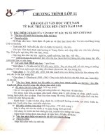 Khái quát văn học việt nam từ đầu tk XX đến cmt8 năm 1945(chtrinh cấp 3)