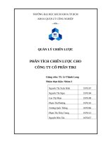 Quản lý chiến lược phân tích chiến lược cho công ty cổ phần tiki