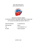 Chủ Đề Đặc Điểm, tính chất và Đặc thù của ngoại giao hiện Đại trong thế kỷ 21