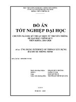 Đề tài Ứng dụng internet of things xây dựng bãi Đỗ xe thông minh