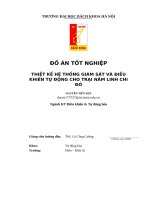 Đồ Án tốt nghiệp thiết kế hệ thống giám sát và Điều khiển tự Động cho trại nấm linh chi Đỏ