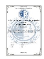 Phân tích, Đánh giá và nêu ví dụ minh hoạ Đối với các quy Định về phương pháp tính thuế giá trị gia tăng