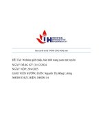 Đề tài website giới thiệu, bán thời trang nam trực tuyến