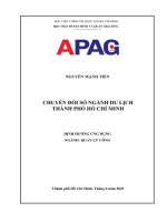 Luận văn thạc sĩ Chuyển đổi số ngành du lịch thành phố Hồ Chí Minh