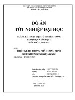 Thiết kế hệ thống nhà thông minh Điều khiển bằng giọng nói
