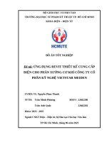 Đề tài Ứng dụng revit thiết kế cung cấp Điện cho phân xưởng cơ khí công ty cổ phần kỹ nghệ vietstar meiden