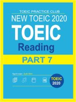 100 đoạn Part 7, có từ vựng tháng 9.2020